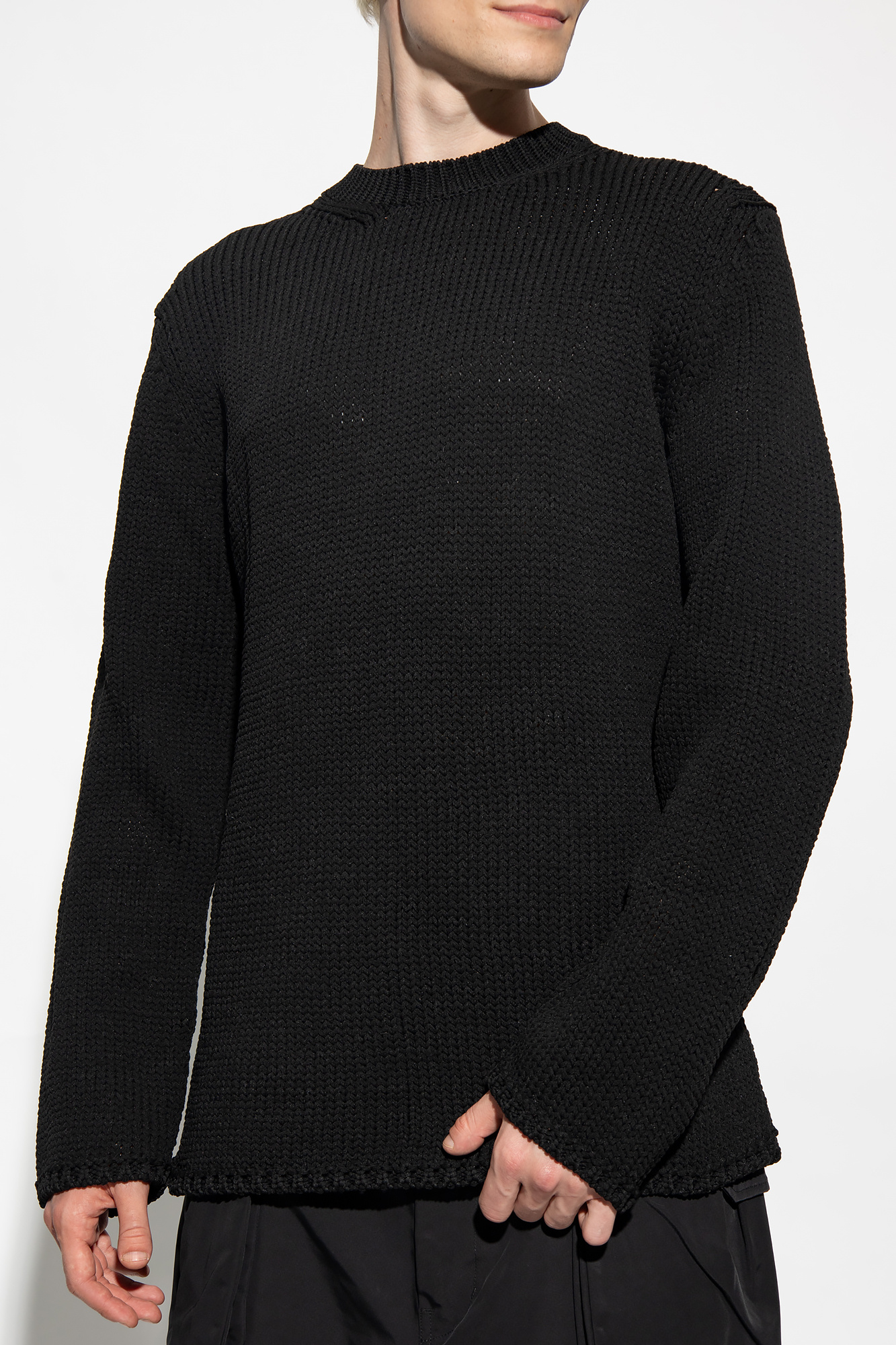 Comme des Garçons Homme Plus Sweater with decorative knit | Men's